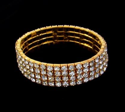 Pulseira Strass Dour. 4V